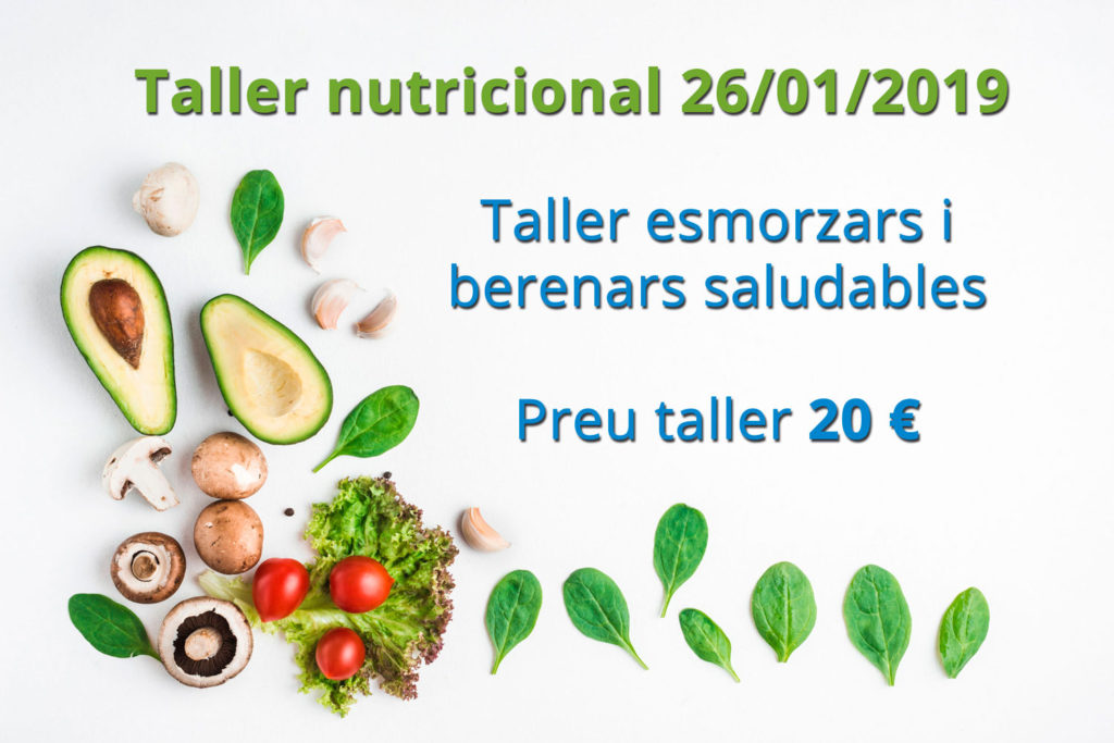 Taller nutricional 26/01/2019